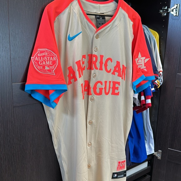 Jose Altuve American League Nike 2024 MLB All-Star Game Elite Authentic Jersey - Picture 3 of 7